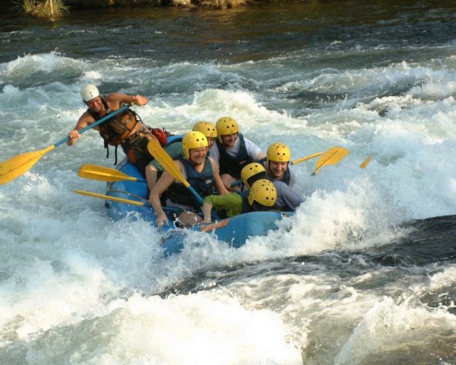  Bursts of laughter in the rapids 